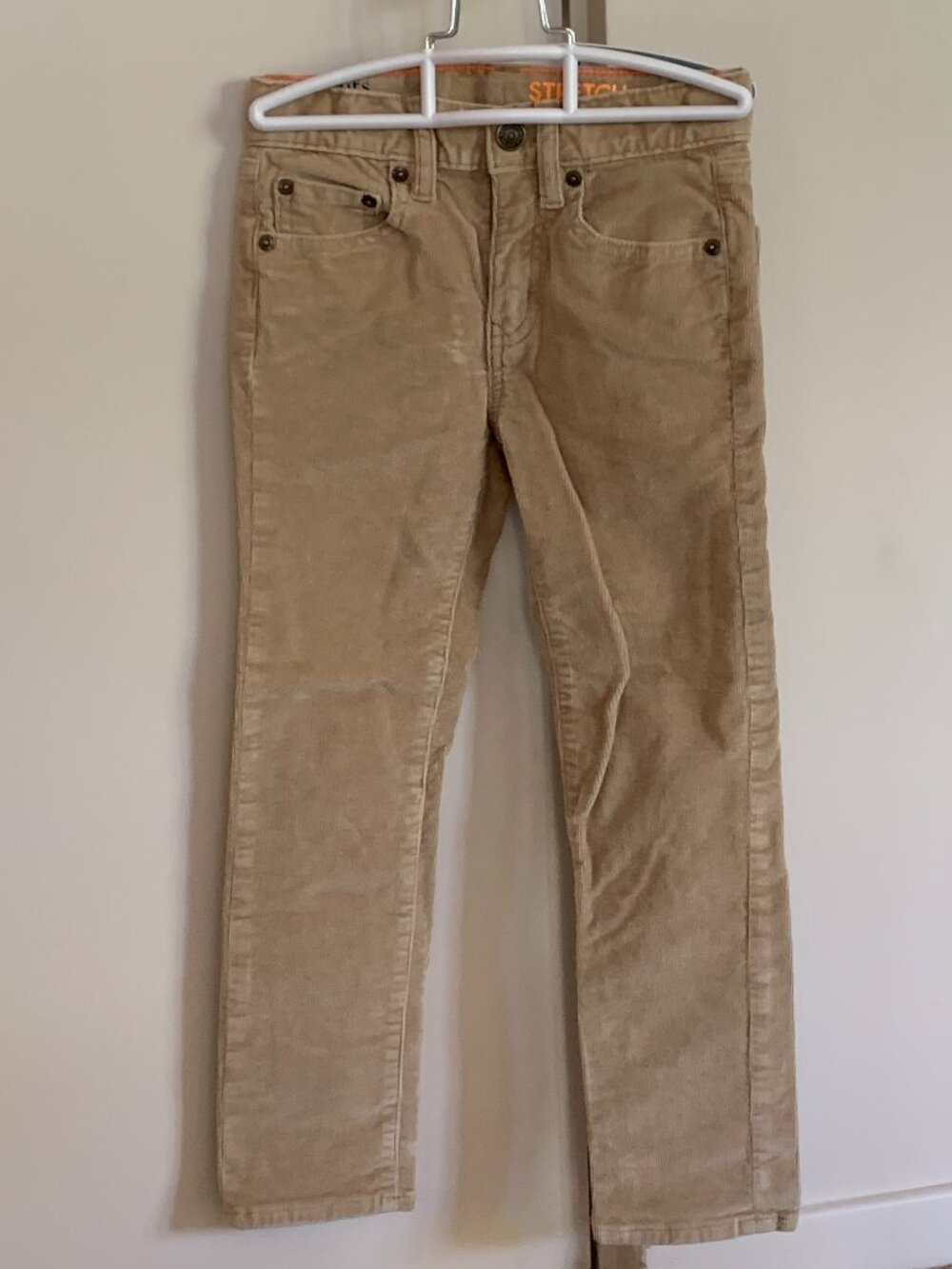 Crewcuts Boys Khaki Stretch Corduroy Pants Size 6